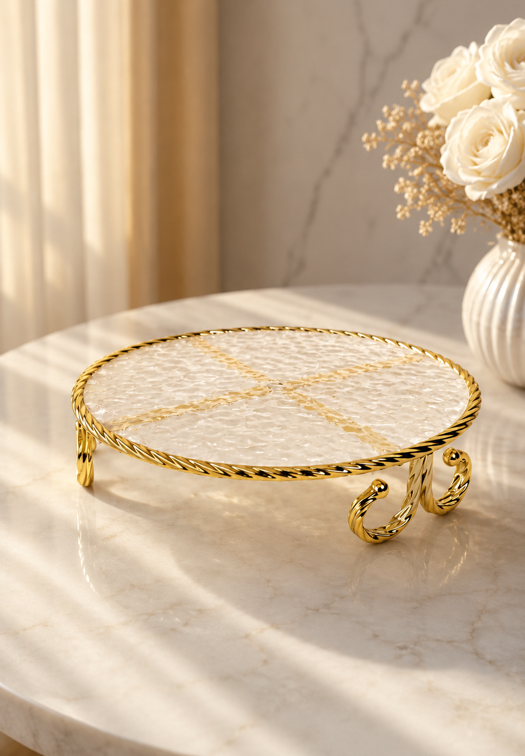 Luxury Gold Serving Platter