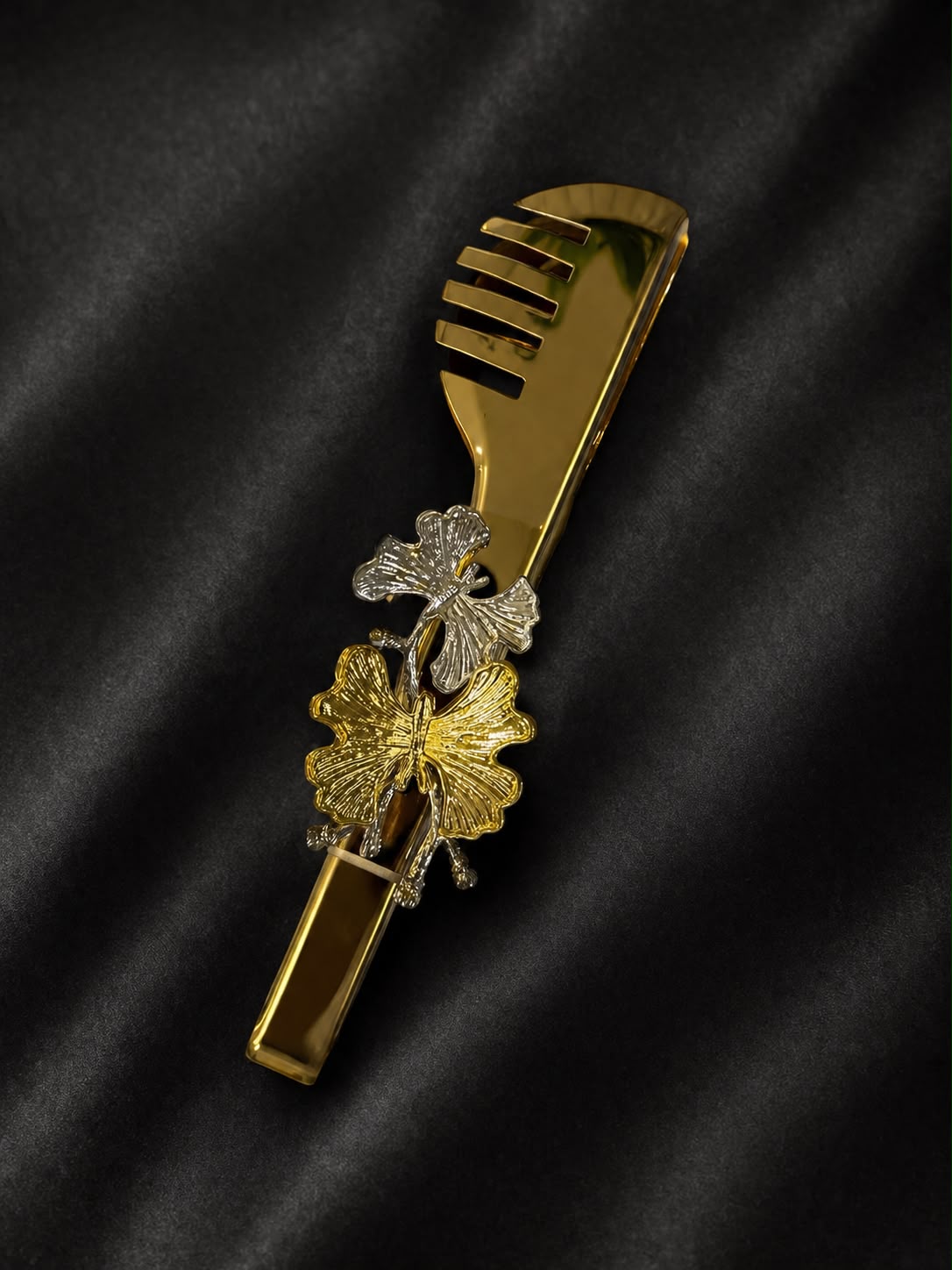 Gold Stainless Steel Serving Tongs