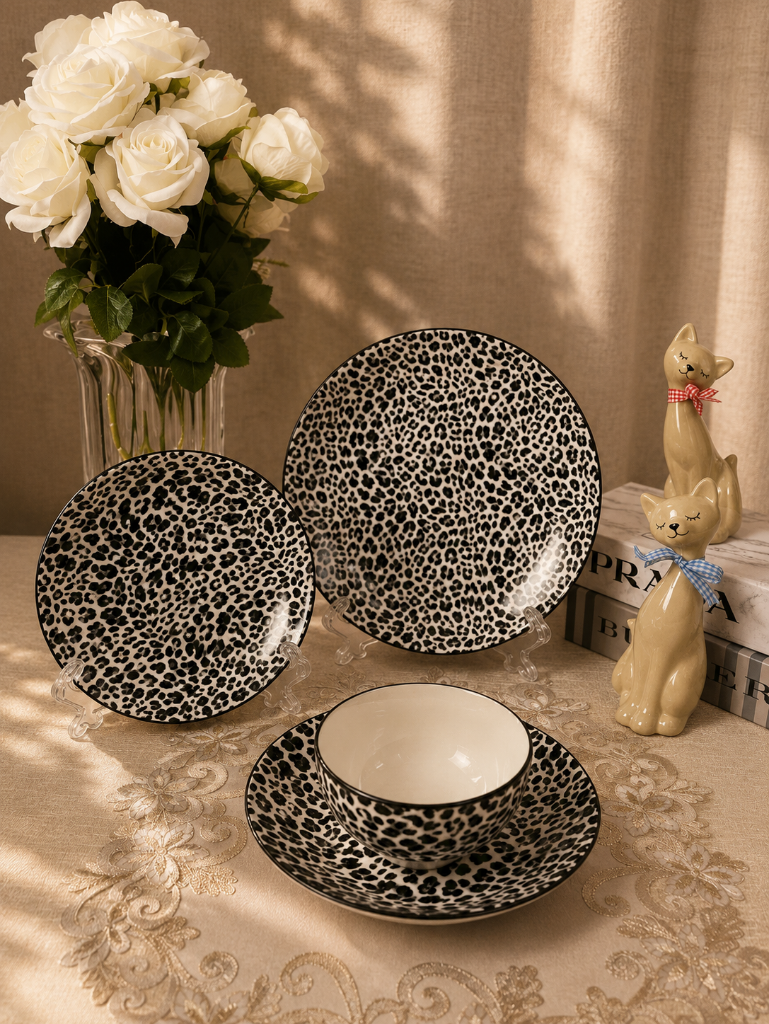 Leopard Luxe Breakfast Set