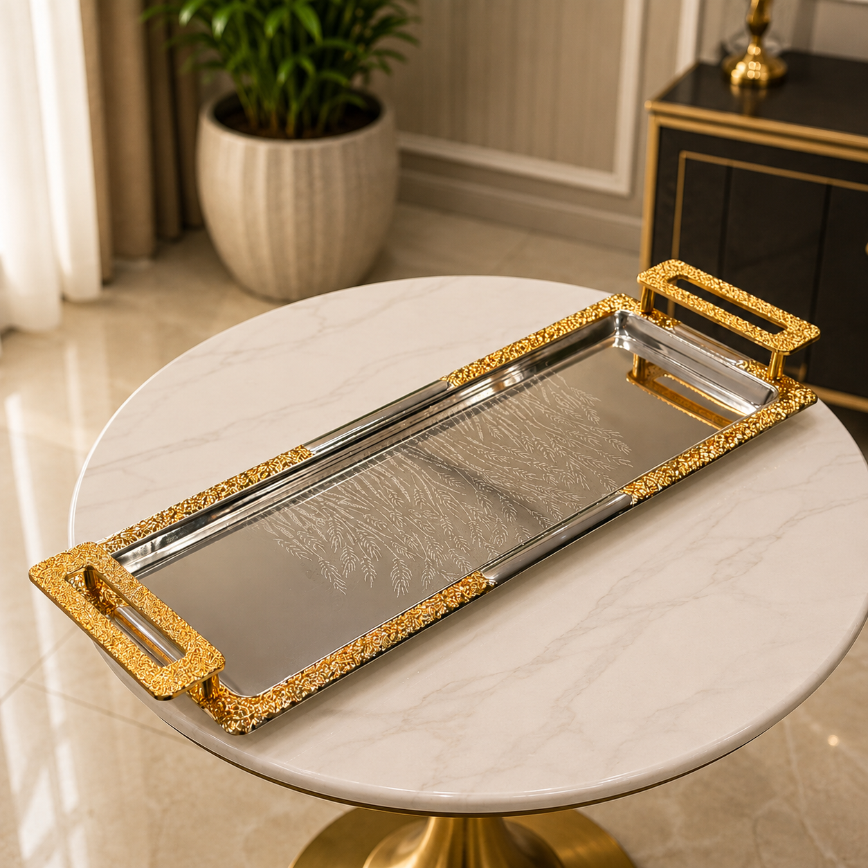 Royal Goldleaf Luxe Serving Platter