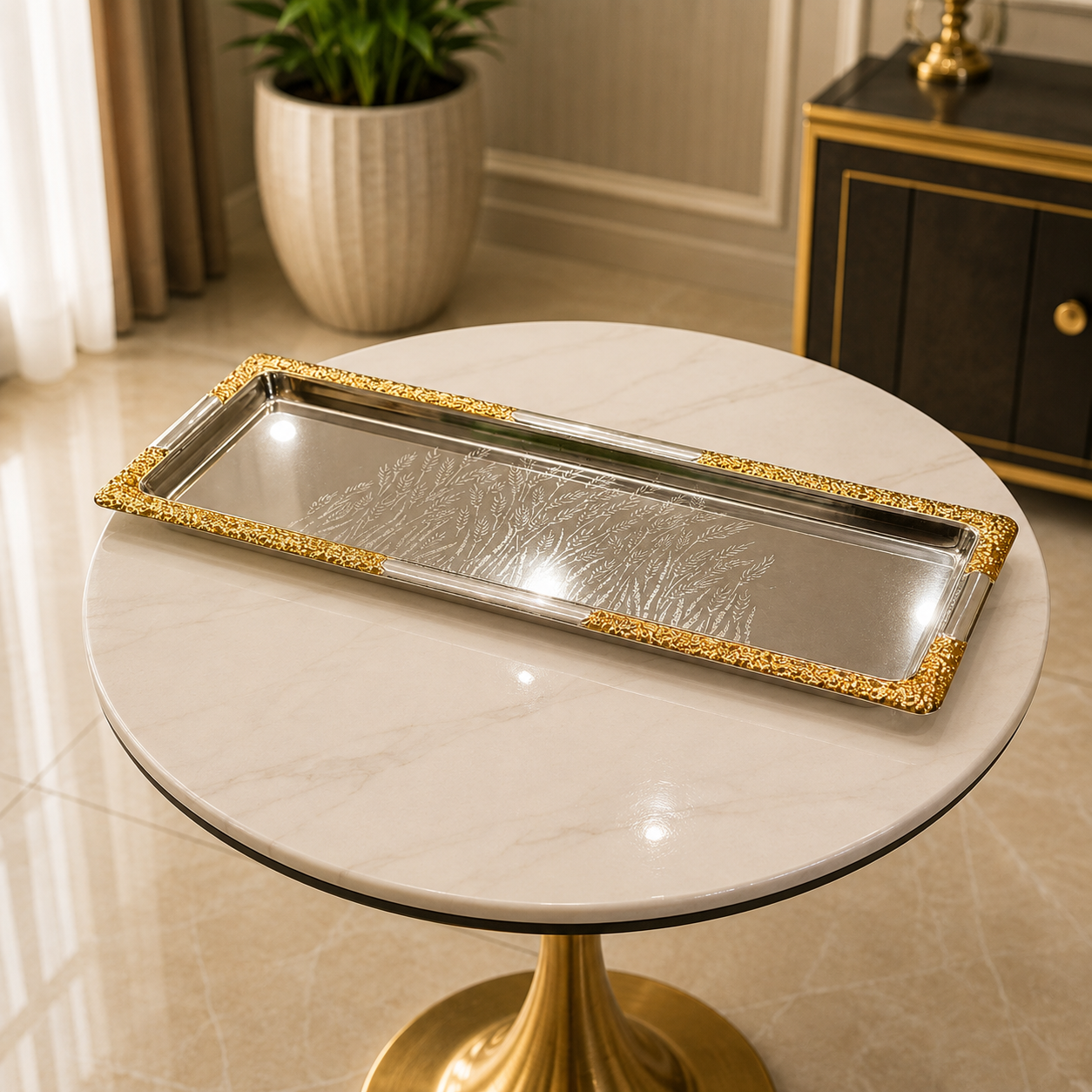 Royal Goldleaf Luxe Serving Platter