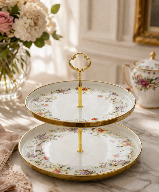Floral Elegance 2-Tier