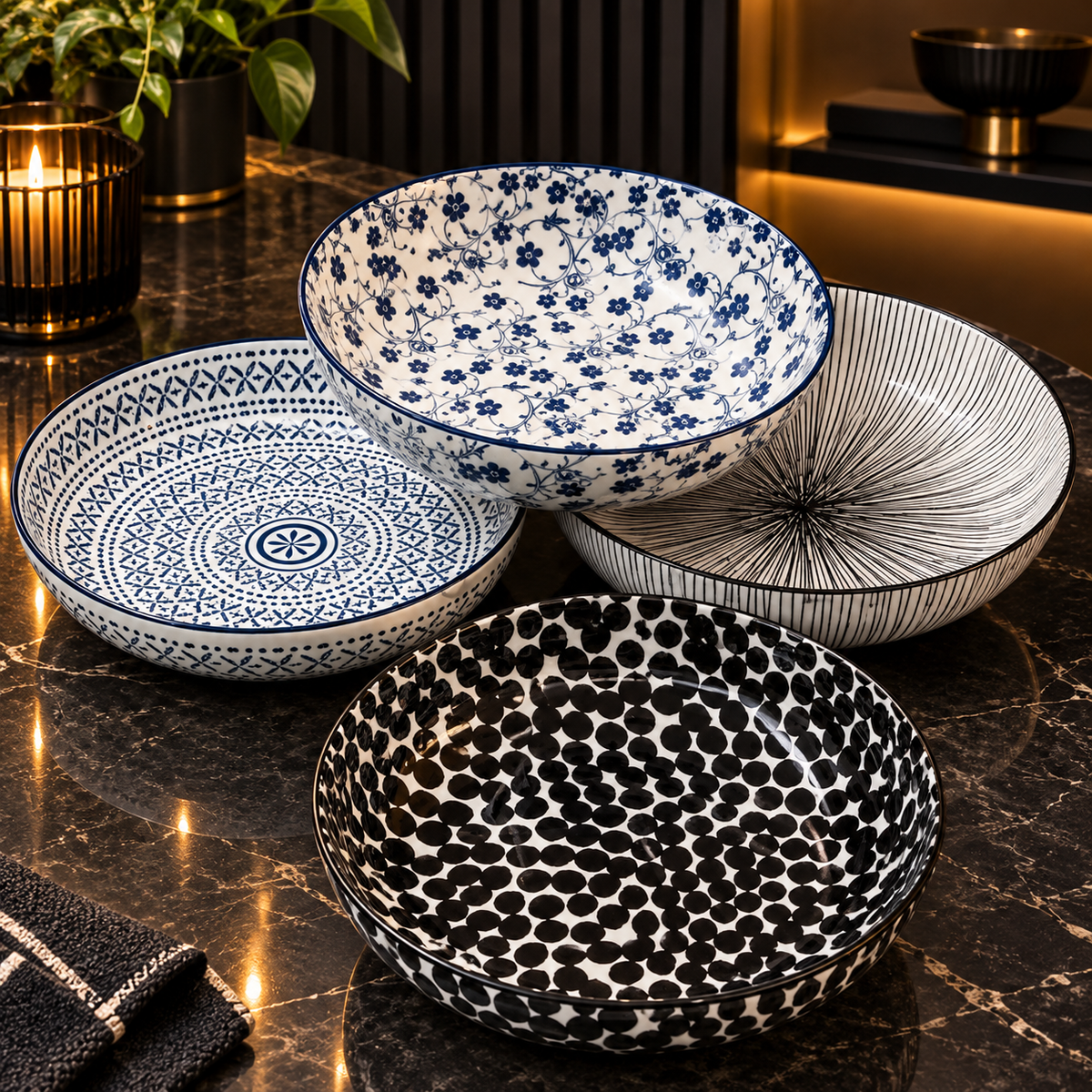 Danny Home Soup Plate Set 4PC