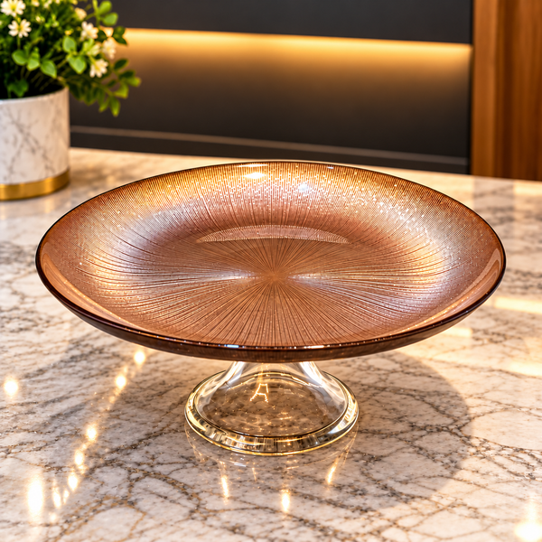 Danny Home Elegant Crystal Cake Stand