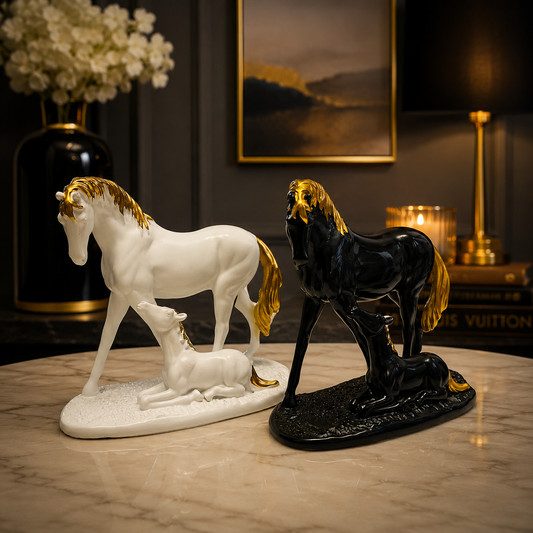 Royal Elegance Horse Family Figurine